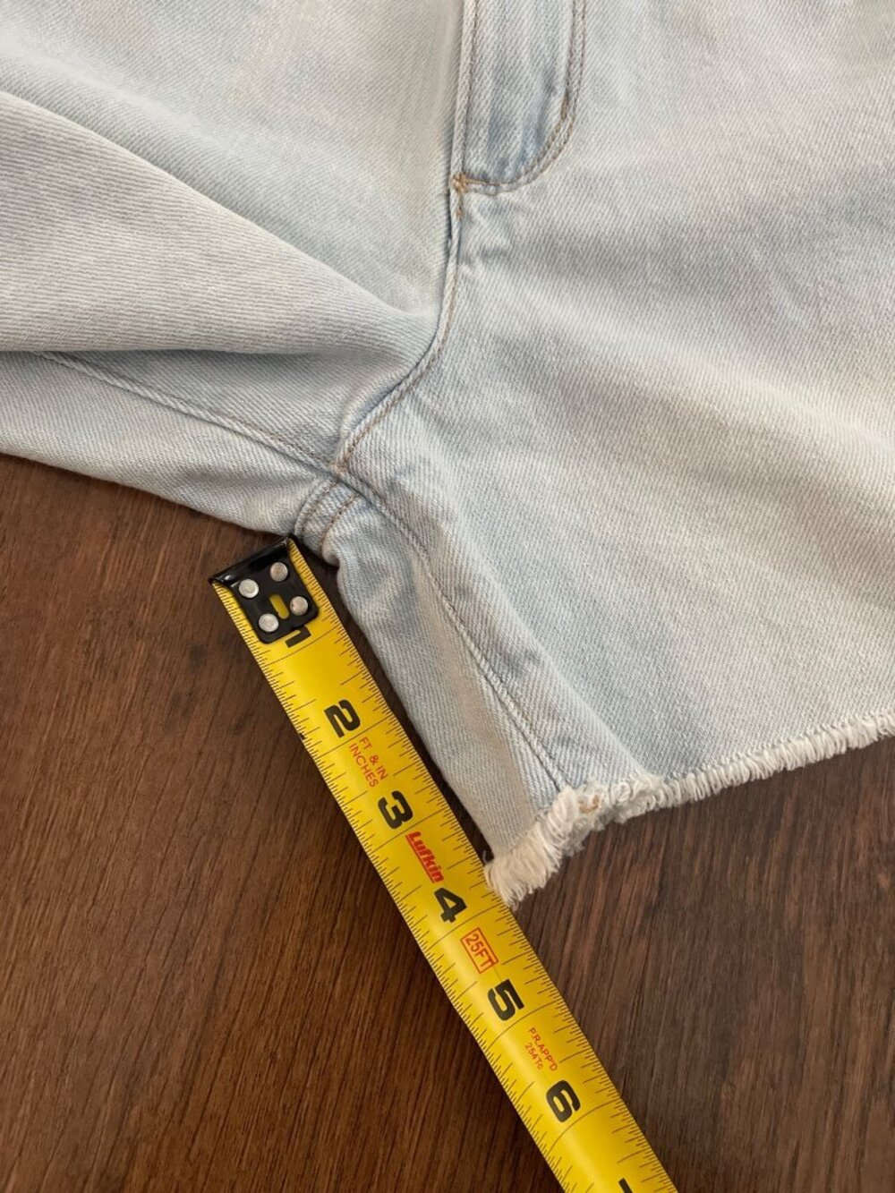Sugar & Jade Jean Shorts Light Wash Denim Girls 12 - Picture 8 of 8